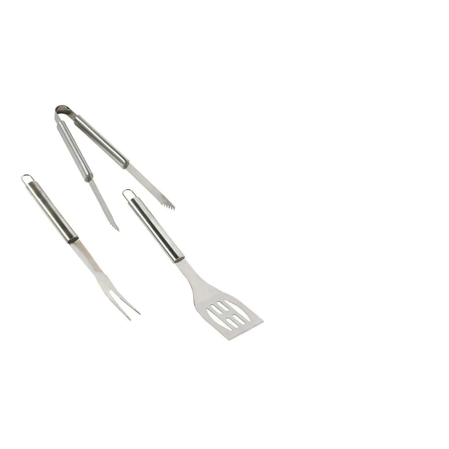 Set posate barbecue acciaio inox 3 pz