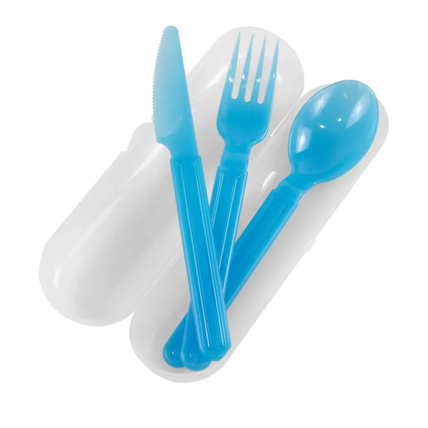 Set posate con custodia Foody colori assortiti