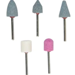 Set punte abrasive ceramiche gambo 3 mm 5 pz