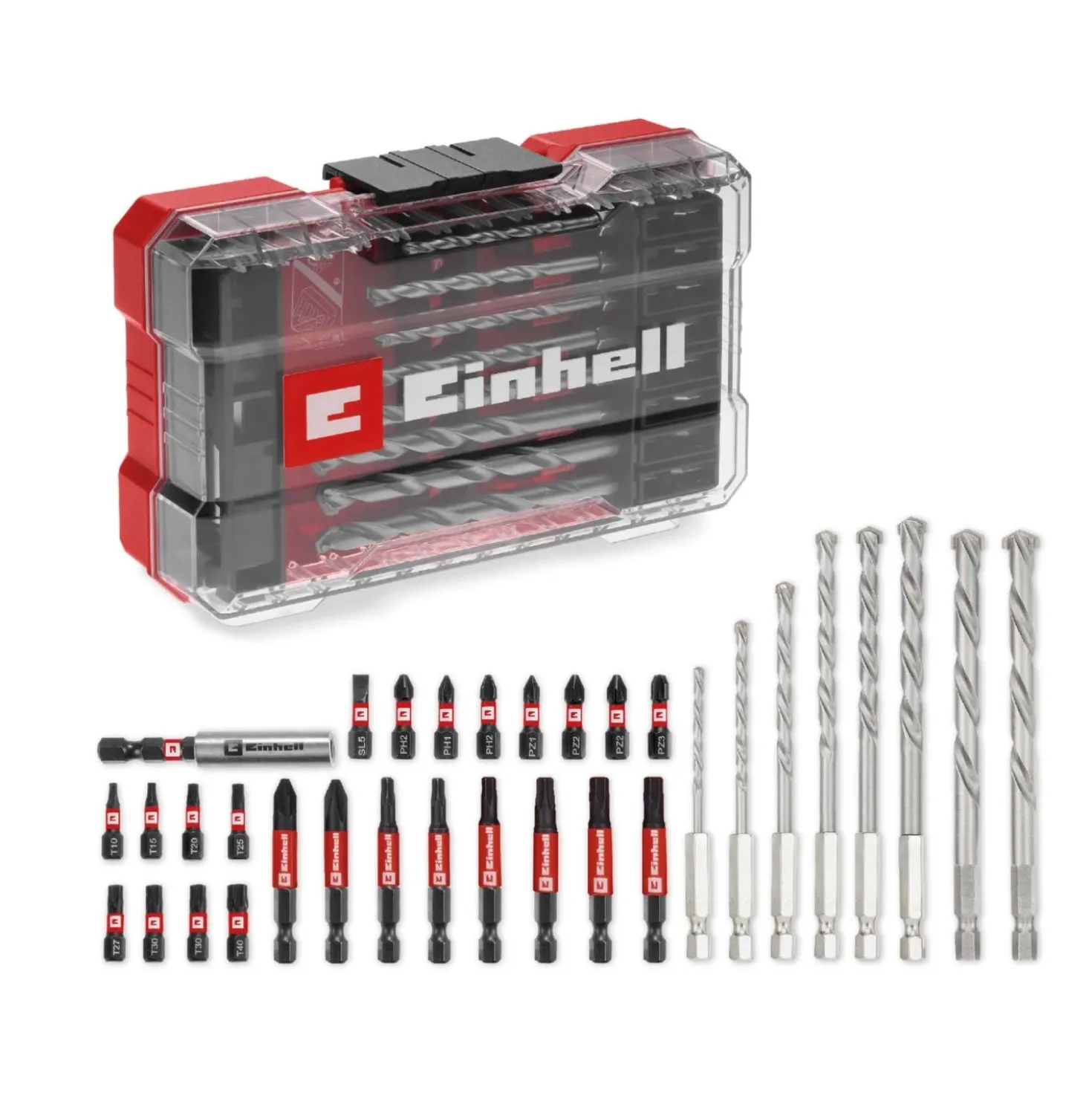 Set punte per muro assortite Einhell KWB M-Box Set da 33 pz