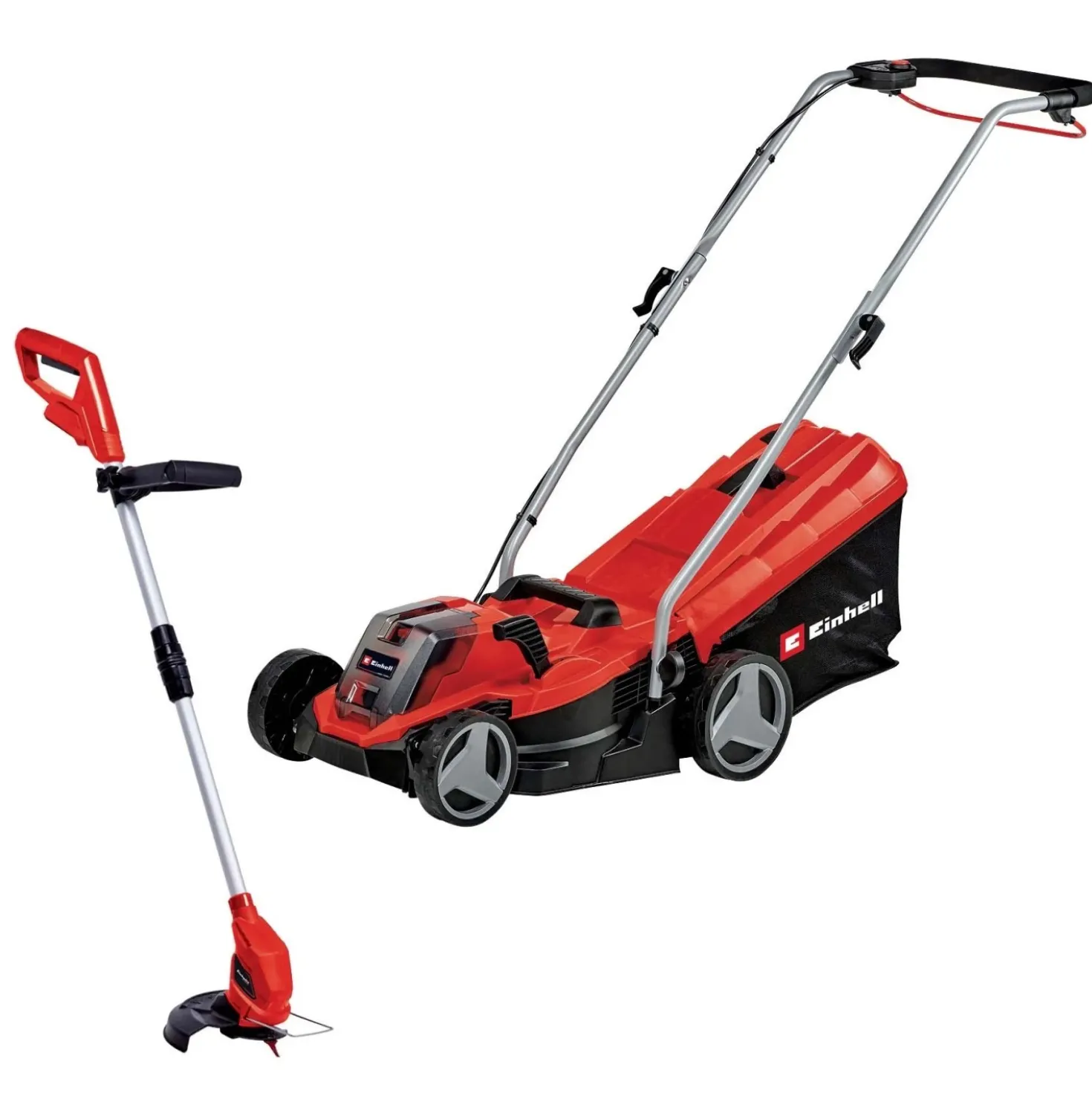 Set Tagliaerba a+ tagliabordi batteria GE-CM 18/33 Li Set Einhell 1x4.0Ah