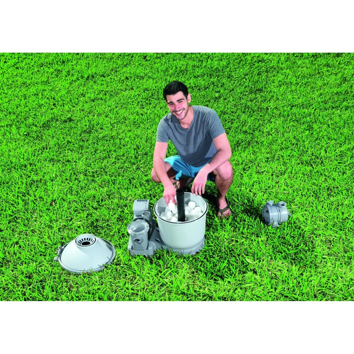 Sfere di filtrazione Bestway per piscina Polysphere Flowclear 30 pz