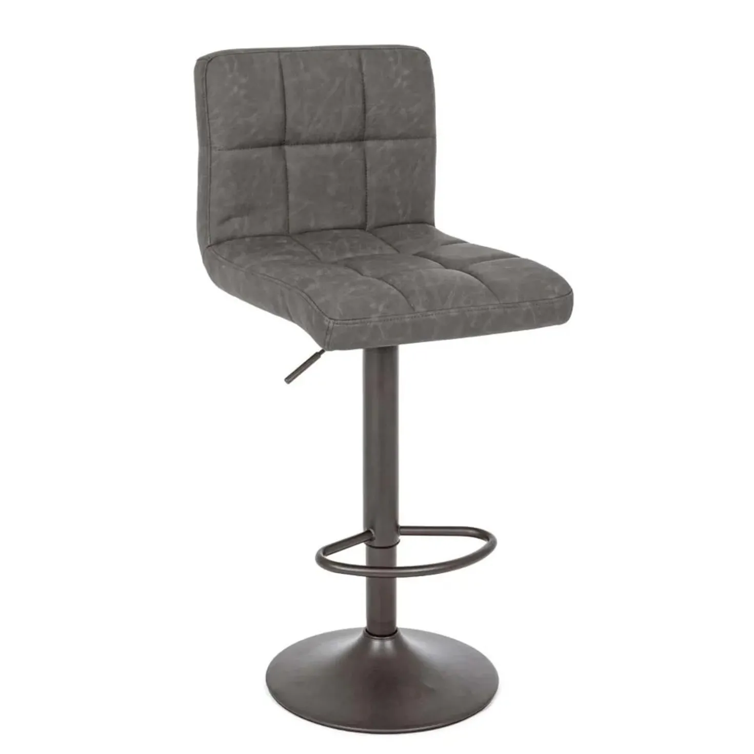 Sgabello bar Greyson grigio scuro vint
