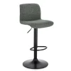 Sgabello bar Rafael nero-verde scuro