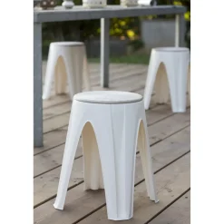Sgabello da cucina in plastica p/max 150 kg