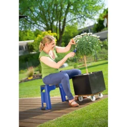 Sgabello da giardino LUX-TOOLS H 37,4 cm max 90 kg