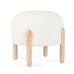 Sgabello Dayla bianco