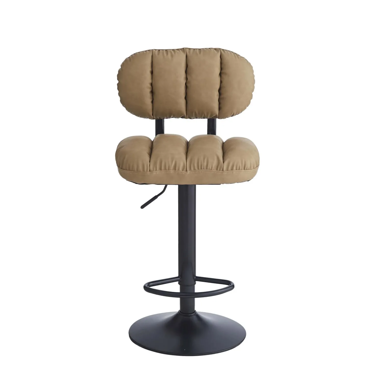 Sgabello estensibile Tati 43x40x61/81 cm Cammello 4 pz