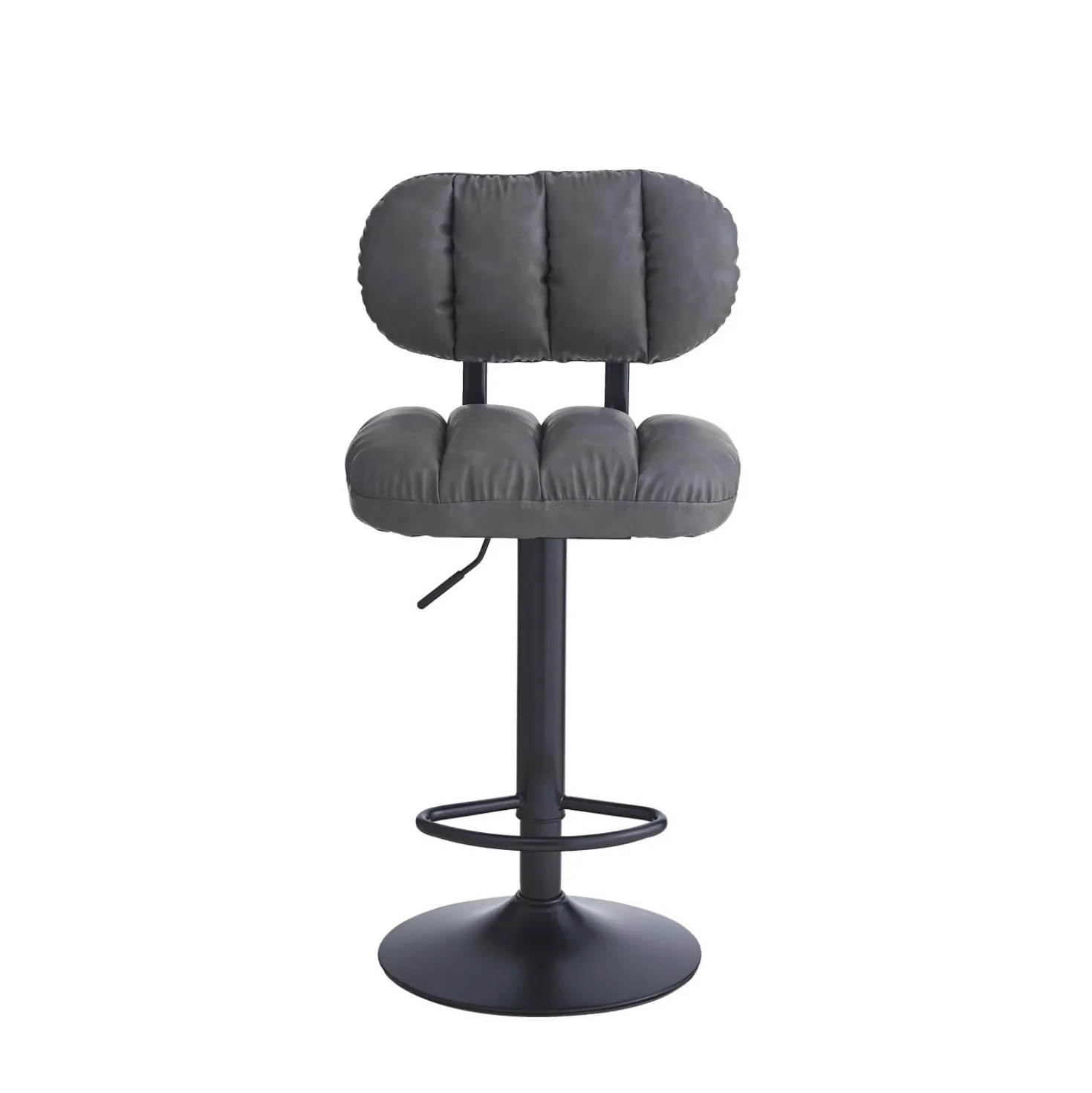 Sgabello estensibile Tati 43x40x61/81 cm Grigio 4 pz