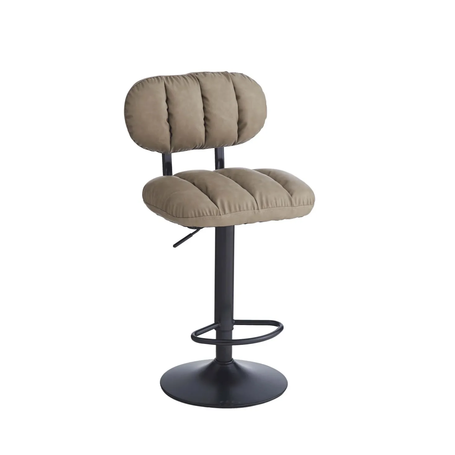 Sgabello estensibile Tati 43x40x61/81 cm Tortora 4 pz