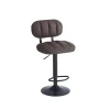 Sgabello estensibile Tati 43x40x61/81 cm Brown 4 pz