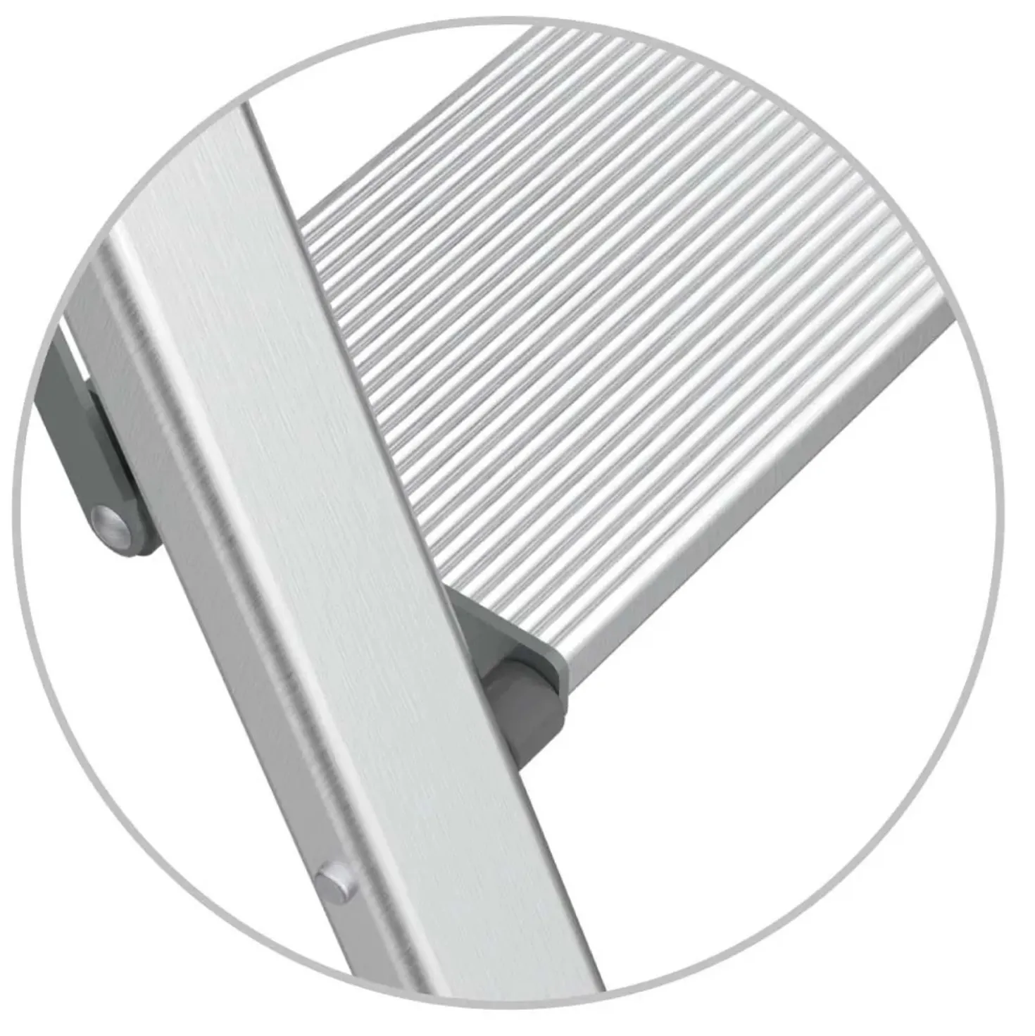 Sgabello in alluminio Gierre Mini Slimpstep 3 gradini p/max 150 kg