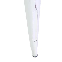 Sgabello in ferro New Bristol bianco antico 38x38x45 cm