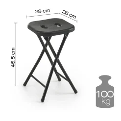 Sgabello nero