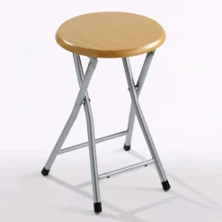 Sgabello Pero in MDF e metallo H 46 cm