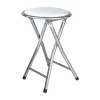 Sgabello pieghevole 30x30x45 cm bianco