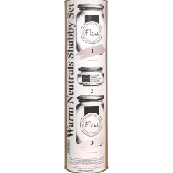 Shabby chic warm neutral set Fleur 330 ml