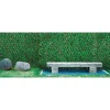 Siepe artificiale Podocarpus con traliccio estensibile H 1 m x L 2 m verde