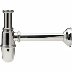 Sifone a bottiglia cromato SIF C 8x8,5x27 cm