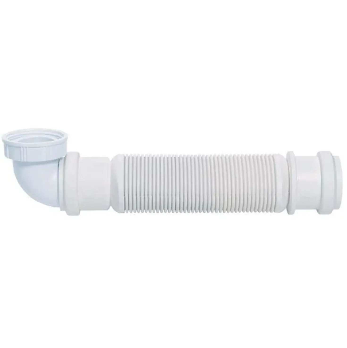 Sifone salvaspazio per lavello d 40 cm bianco