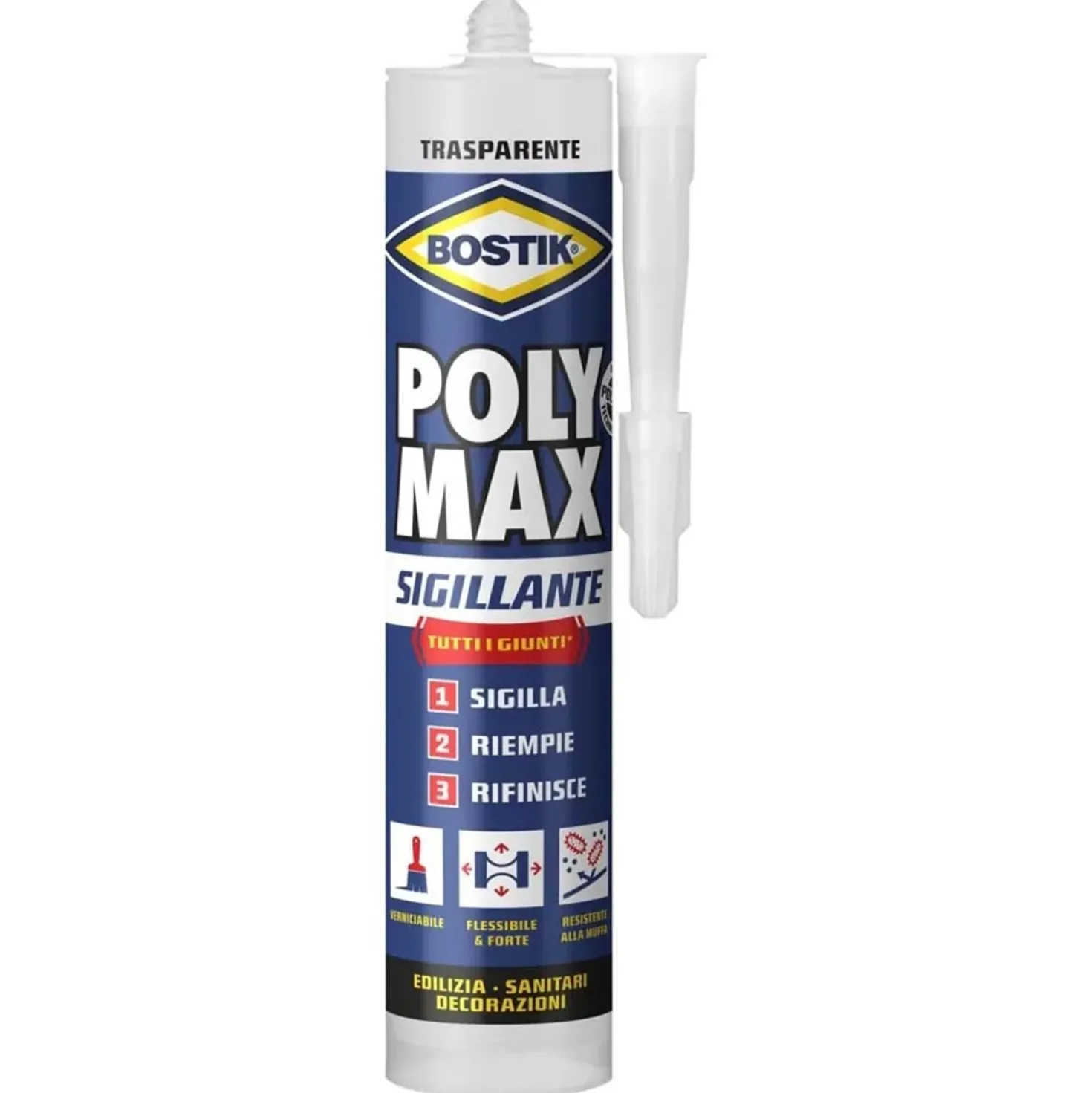 Sigillante Bostik Poly Max 280 ml trasparente