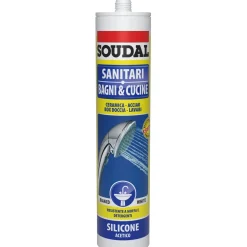 Silicone acetico per sanitari bianco 300 ml