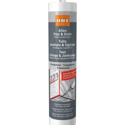 Silicone adesivo e sigillante trasparente 300 g