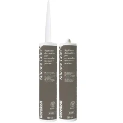 Silicone sigillante KERAKOLL per ceramiche e mosaici 310 ml Grigio 6