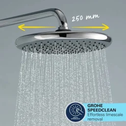 Sistema doccia Flex con deviatore Grohe Vitalio Start System 250