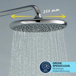 Sistema doccia Flex con deviatore Grohe Vitalio Start System 250