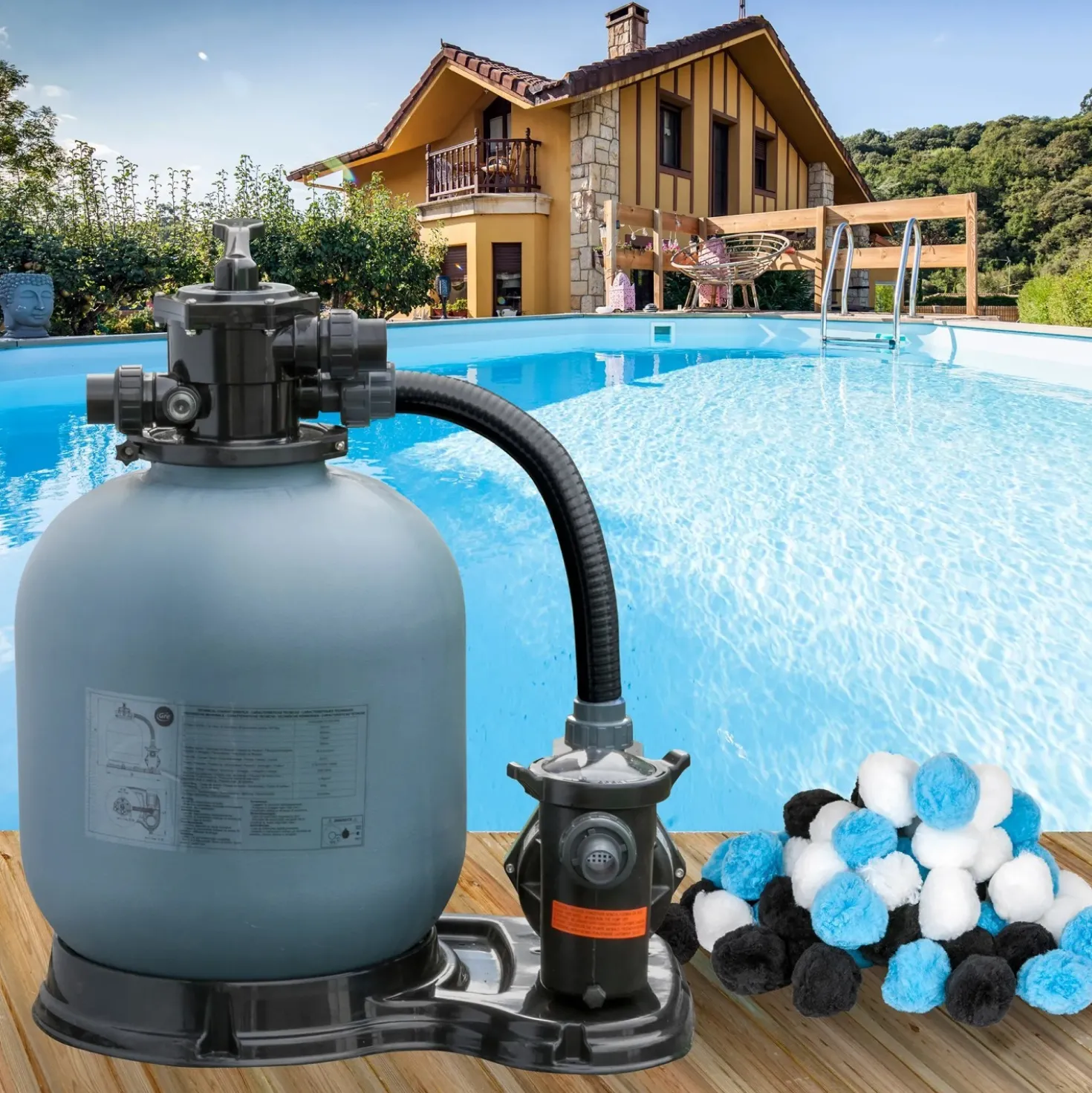 Sistema filtrante Aqualoon 3 in 1