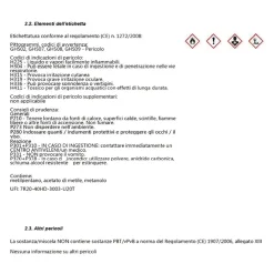 Smacchiatore per tessuti tapezzerie e moquettes