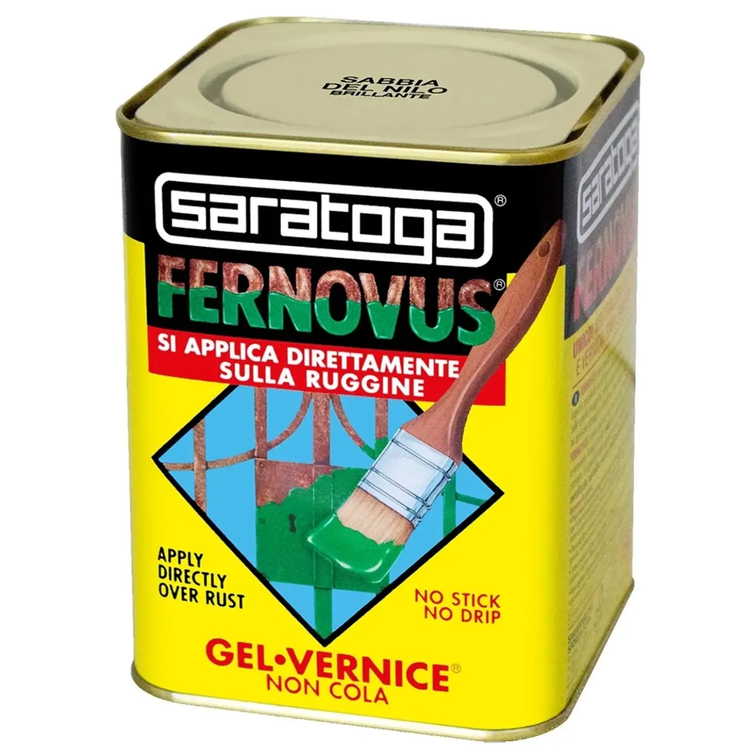 Smalto a solvente brillante Saratoga Fernovus sabbia del Nilo 750ml