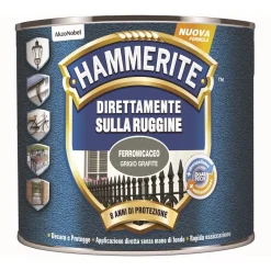 Smalto a solvente ferromicaceo Hammerite grigio grafite 250 ml