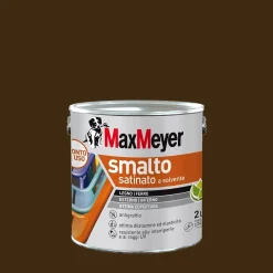 Smalto a solvente satinato MaxMeyer testa di moro 2 l