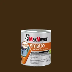 Smalto a solvente satinato MaxMeyer testa di moro 0,75 l