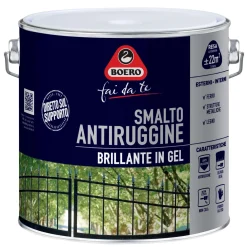 Smalto antiruggine brillante testa di moro 2 l Boero