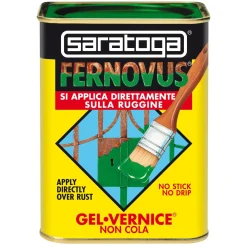 Smalto antiruggine Saratoga in gel Fernovus metallizzato 750 ml marrone