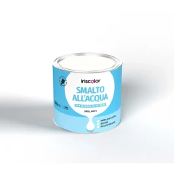 Smalto bianco all`acqua da 0,5 l