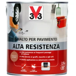 Smalto per Pavimenti Alta Resistenza Terracotta 2,5 l