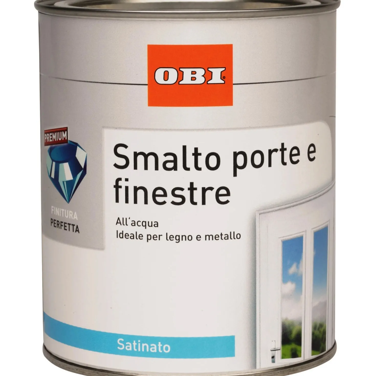 Smalto per porte e finestre bianco opaco 750 ml