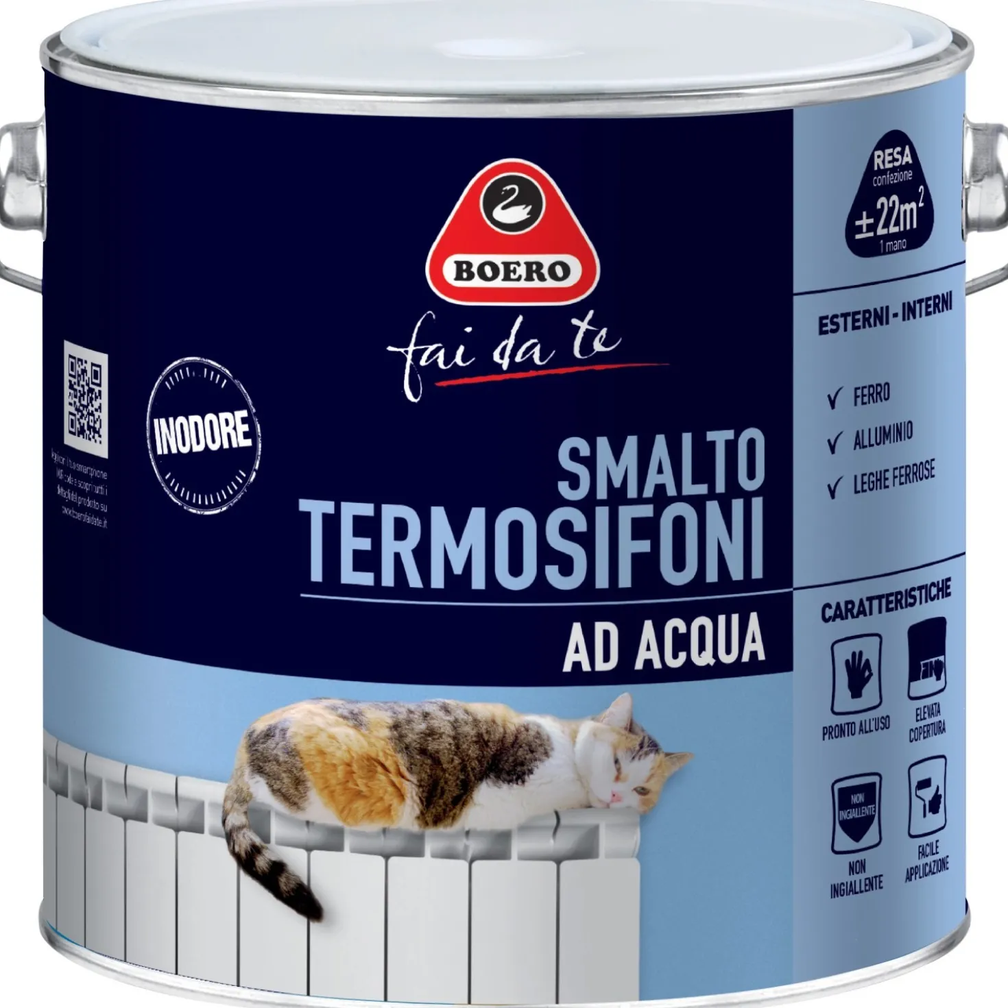 Smalto termosifoni bianco 2 lt Boero