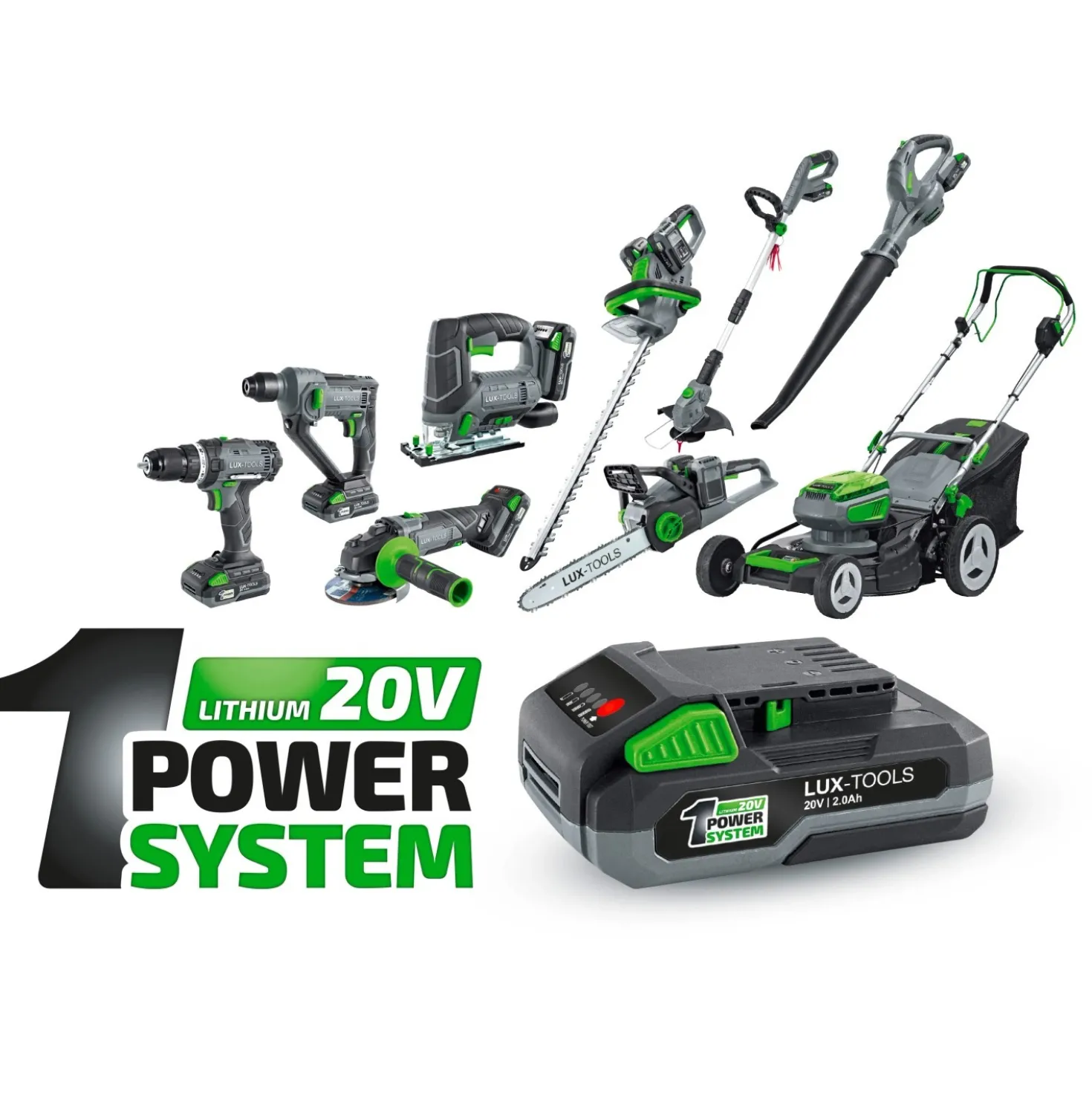Smerigliatrice angolare LUX 1 PowerSystem A-WS-20/115 Ø 115 mm - solo macchina