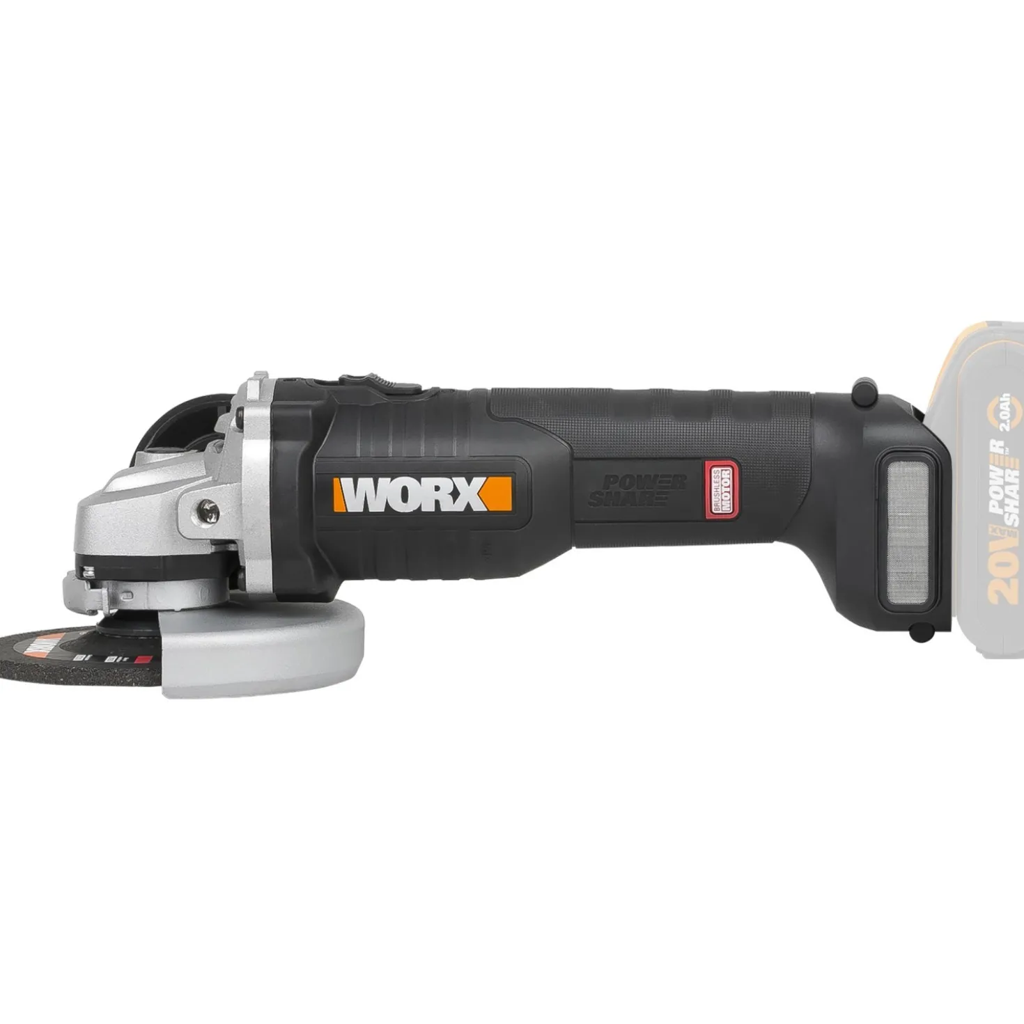 Smerigliatrice angolare Worx WX812.9 Ø 125 mm 20 V - solo corpo macchina