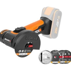 Smerigliatrice mini Worx WX801.9 Ø 76 mm 20 V - solo corpo macchina