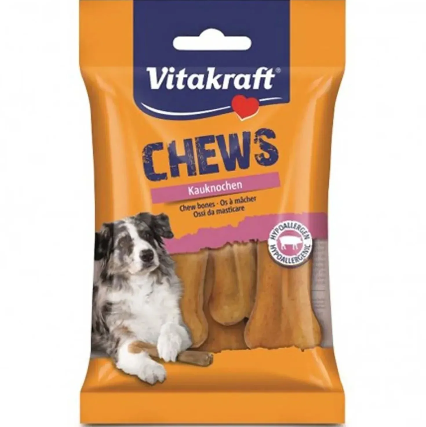 Snack per cane Vitakraft Chew osso al maiale 5 pz 90 g