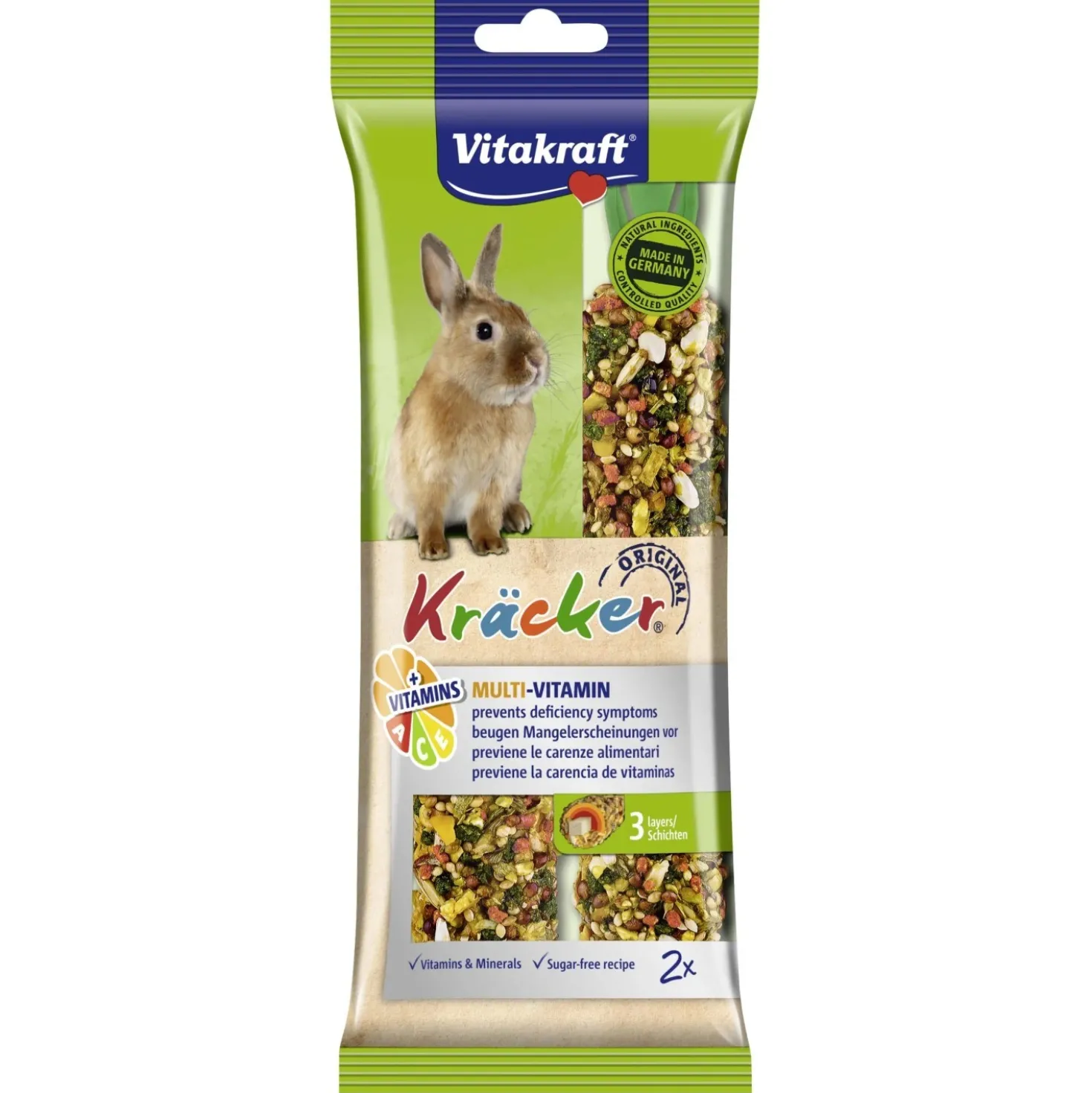 Snack per conigli nani Kracker Multivititamin 112 g
