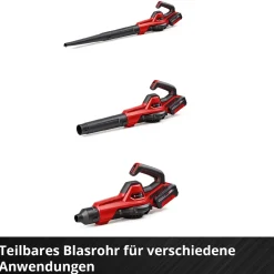 Soffiatore a batteria Einhell GE-UB 18/250 Li E 1x4,0Ah 18V aria 250 km/h