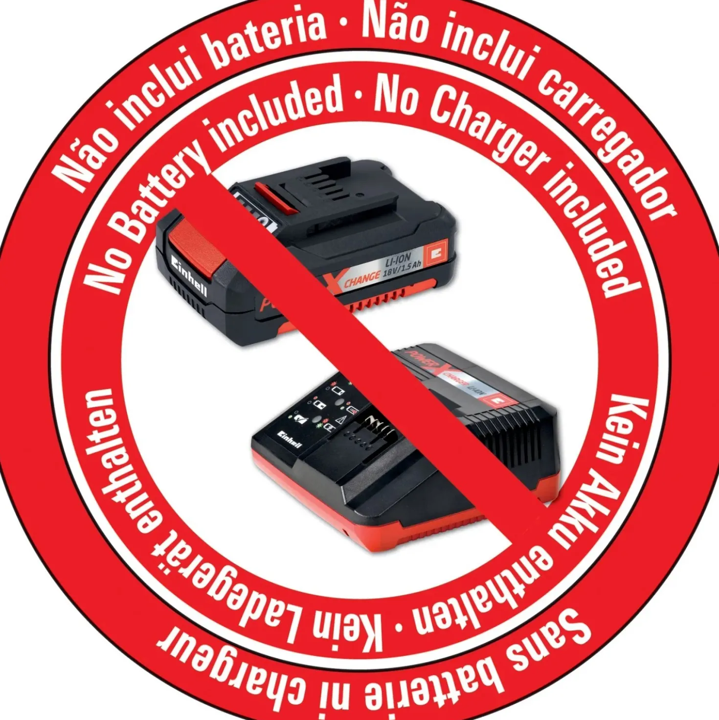 Soffiatore a batteria Einhell GE-CL Li E 18 V - solo corpo macchina