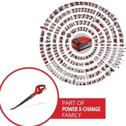 Soffiatore a batteria Einhell GE-CL Li E 18 V - solo corpo macchina